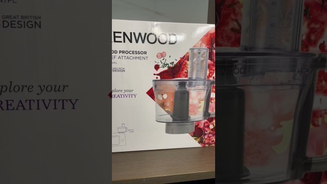 'Unboxing Food Processor Chef  KAH647PL #shorts  Kenwood cooking chef xl'