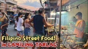 'FILIPINO STREET FOOD in CAMILING TARLAC!! The Best Pinoy Street Foods Around Camiling Market in 2022'
