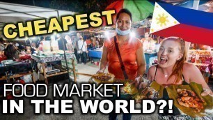 '$5 CHALLENGE at Roxas Filipino Street Food Market, Davao Philippines'