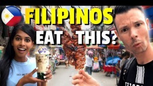 'Trying FILIPINO STREET FOOD for the FIRST TIME! 