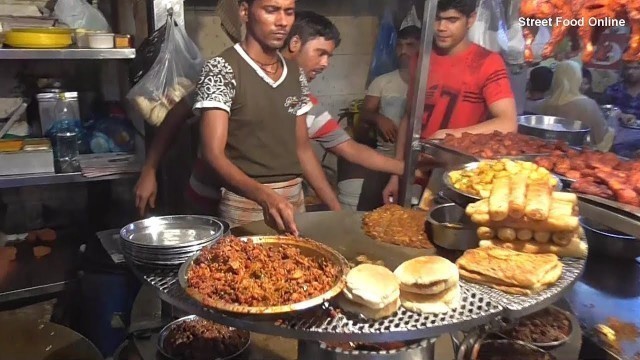 'Mumbai Non Veg Food Heaven - Chicken / Mutton Liver / Baida Roll - Street Food Mumbai'