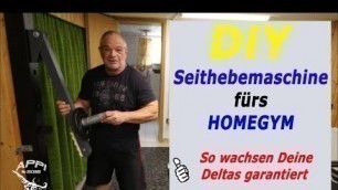 'Seithebemaschine fürs HOMEGYM selber bauen - breite Schultern garantiert'