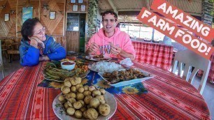 'BEAUTIFUL FILIPINA IN THE MOUNTAINS OF MINDANAO (Philippines Farm Food)'