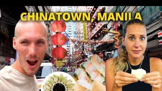 'MANILA CHINATOWN Street Food Tour! 