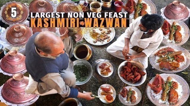 'Attended the Largest Non-Veg Wedding Feast of India - The Kashmiri WAZWAN !'