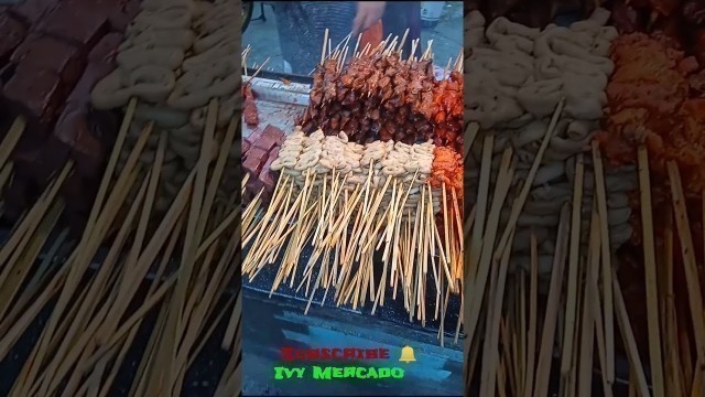 'Pinoy Street Food | Barbecue Isaw , Betamax And More #Streetfood #Shorts'