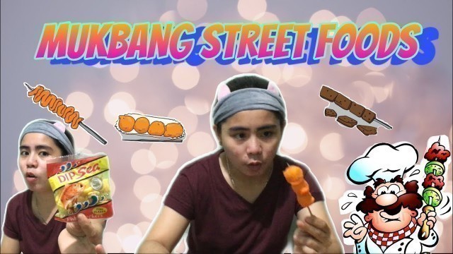 'MUKBANG PHILIPPINE STREET FOODS | ISAW, BETAMAX, KWEK-KWEK'