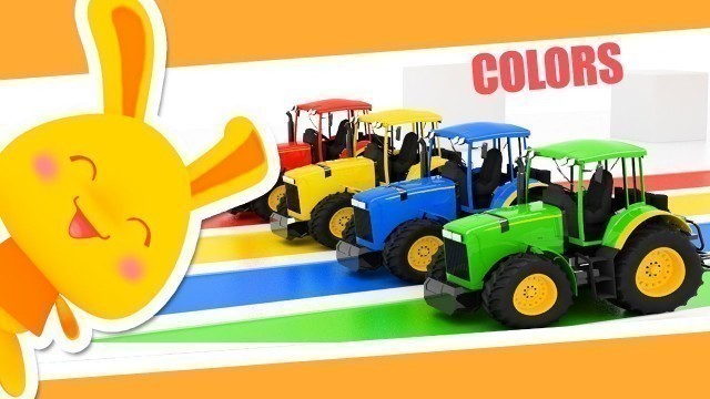 'NEW! Learn the colors with Tractors! | Titounis'