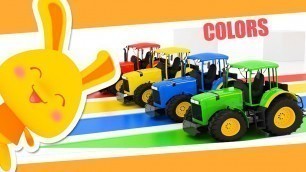 'NEW! Learn the colors with Tractors! | Titounis'