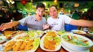 'Filipino Street Food in Bacolod!! #1 INASAL BBQ + Seafood HEAVEN in The Philippines!'