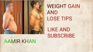 'Aamir Khan workout aamir khan on weight fit to fit aamir khan on tips'