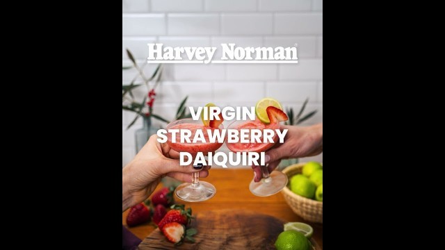 'Virgin strawberry daiquiri recipe - Kenwood mixer - Harvey Norman'