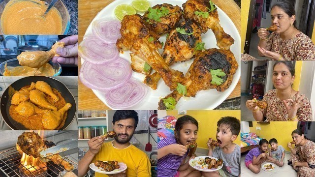 '#Chickentandoori #ఓవెన్ లేకుండా ఇంట్లోనే బటర్ చికెన్