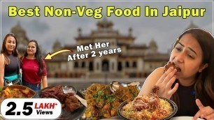 'Best Non Veg Food in Jaipur | Rajasthani Laal Maas & Junglee Maas, Sethi BarbeQue | Jaipur Food Vlog'