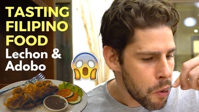 'Trying Filipino Food - Eating Lechon in Coron - The Philippines Travel Vlog'