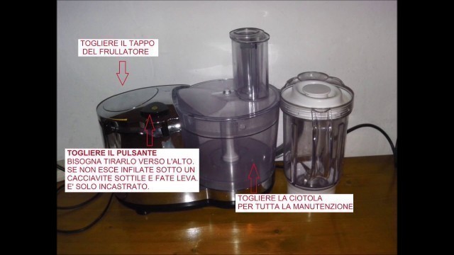 'MANUTENZIONE ROBOT KENWOOD FOOD PROCESSOR FP476'