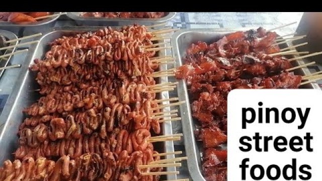 'filipino street food... pinoy street food, isaw, betamax, chicken head'