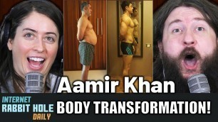 'Fat To Fit | Aamir Khan Body Transformation | Dangal | irh daily REACTION!'