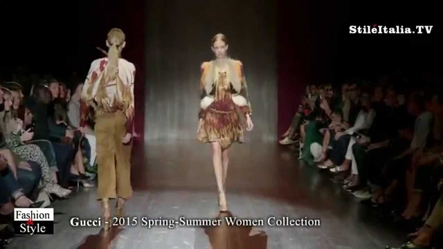 '\"Italian Fashion\" - \"Gucci\" 2015 Spring Summer Women - \"Milan Fashion Week\" - Milano Moda Donna'