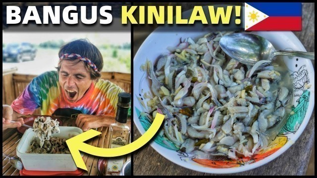 'BANGUS KINILAW - Filipino Fish Pond Food And First Philippines Sunrise! (Davao, Mindanao)'