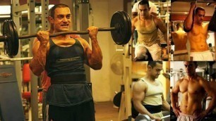 'Aamir khan body transformation for #ghajini #Mrperfectionist #workout #diet #dedication #bollywood'