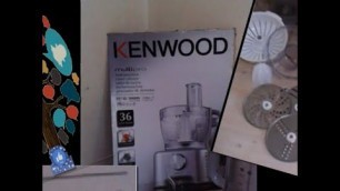 'ريفيو عن محضر الطعام كينوود | كيتشن ماشين #كينوود | food processor | #Kenwood FP735 Unboxing 1000W'