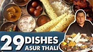 'RECORD-BREAKING NON-VEG THALI IN MUMBAI | ASUR THALI| KUNAL VIJAYAKAR'