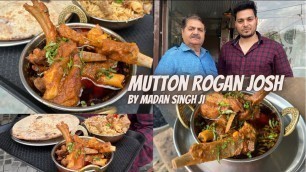 'MUTTON ROGAN JOSH BY MADAN SINGH | KASHMIRI ROGAN JOSH | NON VEG FOOD JAIPUR | NONVEGFOODIE'