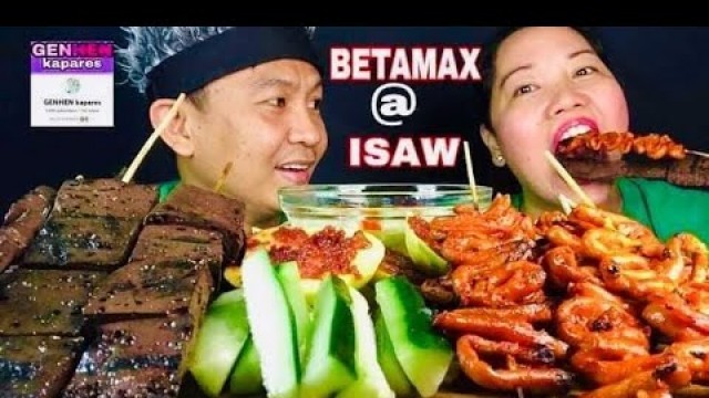 'ISAW & BETAMAX MUKBANG @GENHEN kapares  | FIIPINO STREET FOOD | PINOY STREET FOOD  MUKBANG DUO #170'