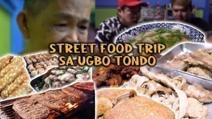 'PHILIPPINES STREET FOOD | FOOD TRIP SA UGBO TONDO | TUMBONG SOUP by Rado\'s Lechon (HD)'