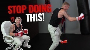 'Stop “Sitting Down” on your punches in Boxing Training'