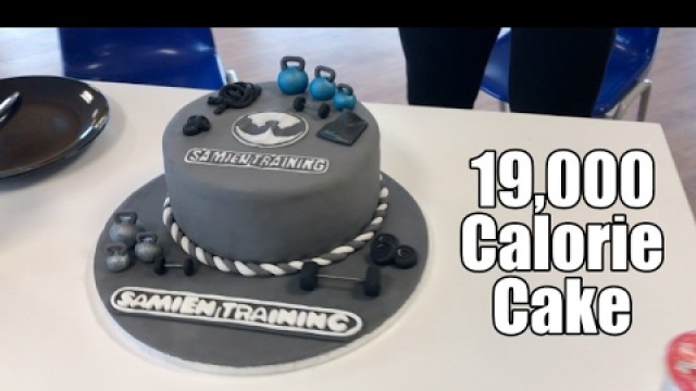 '19,000 Calorie cake challenge with Samien'