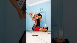 'INDIAN COUPLE DOES UNBELIEVABLE ACRO YOGA|