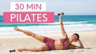 '30 MIN FULL BODY WORKOUT || Power Pilates With Weights (Moderate)'