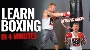 'How to Box in 4 Minutes | Boxing Training for Beginners'