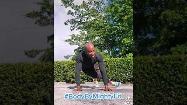 'Catch this vibe. #fitness #workout #sweat #bodybymightyfit #hiit #FitVibe'