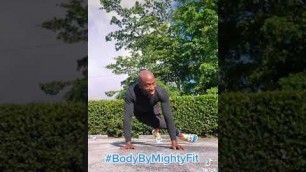 'Catch this vibe. #fitness #workout #sweat #bodybymightyfit #hiit #FitVibe'