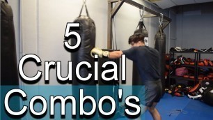 '5 MUST KNOW Boxing Combos For Beginners (2018)'