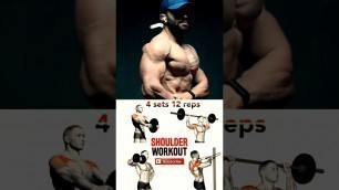 'Men Fitness | Shoulder Workout #shorts'