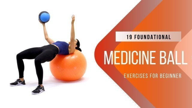 '19 Medicine Ball Workout At Home For Beginners / RitFit® Workout Guide [NO REPEAT]'