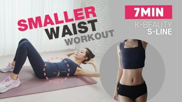 'HOW TO GET A SMALLER WAIST/K POP BODY SHAPE/ 6 Min AB Seated Workout At Home / No Equipment'