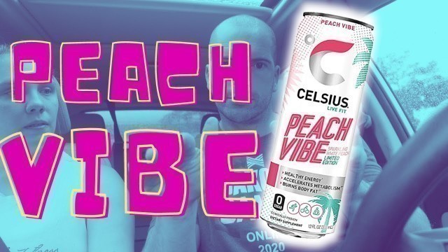 'CELSIUS Fitness Energy Drink | Peach Vibe Taste Test'