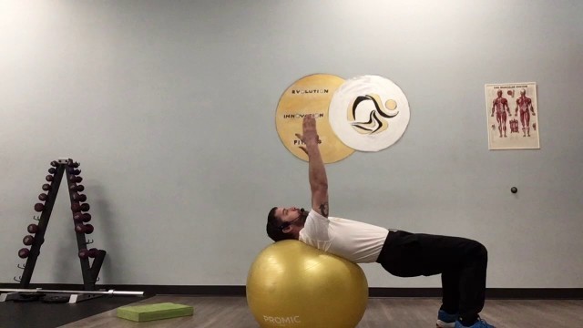 '\"At Home\" Stability Ball Workout for Seniors and People Over 50.'