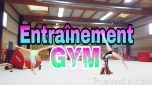 'gym entraînement avant compétition de gymnastique ! Funfamilywd'