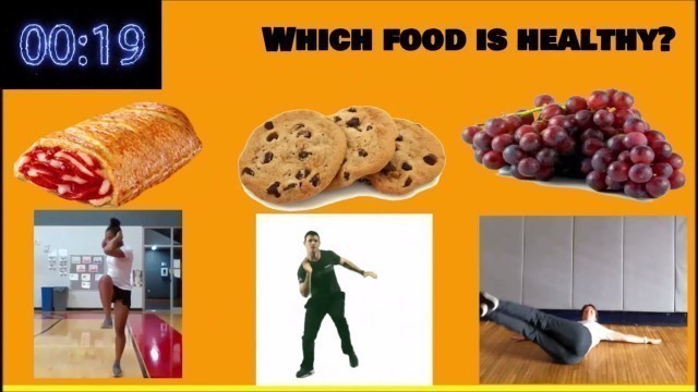 'Healthy VS Unhealthy Food Fitness'