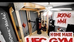 'Home-Made UFC Gym | MMA | Boxing | Muay Thai setup - DIY for Bedroom or Garage.'