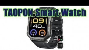 'TAOPON Smart Watch for Men Fitness Tracker: KEY FEATURES'