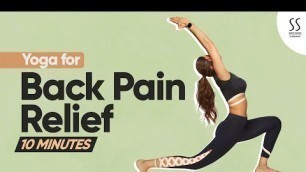 '10-Min Yoga for Back Pain Relief | Shilpa Shetty Yoga Programs'