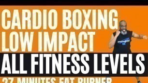 'Cardio Boxing with Standing Abs | 27 Minutes | All Fitness Levels | Low Impact | Fat Burner!'