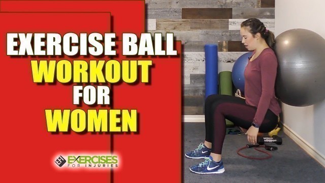 'Exercise Ball Workout for Women'